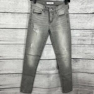 NWOT Banana Republic Skinny Ankle Grey Jeans